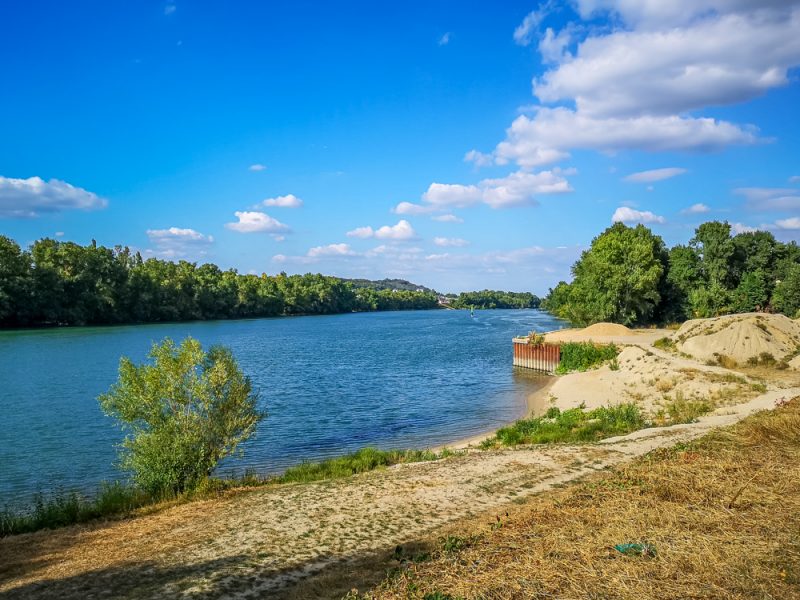 Rone river on ViaRhona route