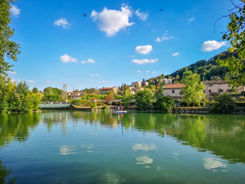 Rhone river SUP