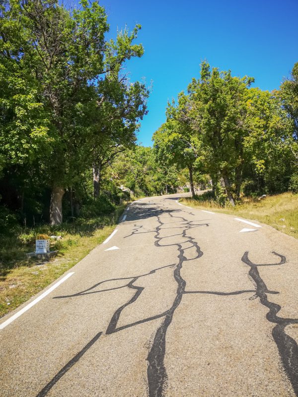 Mont Ventoux climb from Bedoin