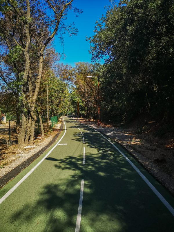 Toulon piste cyclable du littoral
