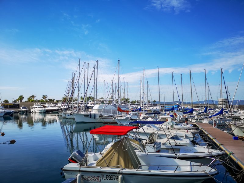 Saint-Raphaël port bike touring