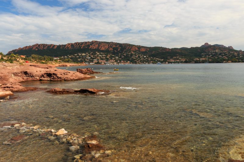 Saint-Raphaël rocky beach