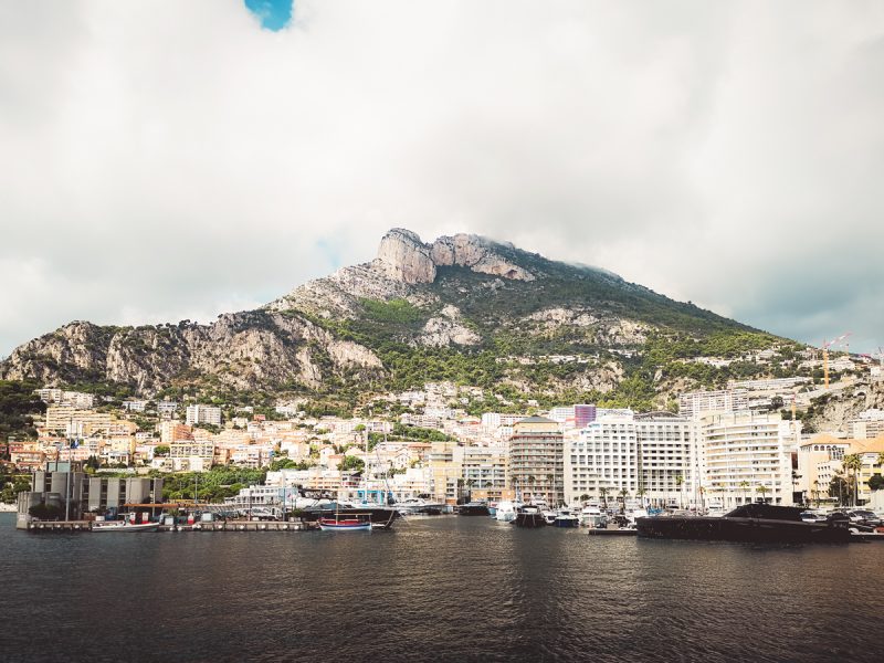 Port de Cap d'Ail bike touring