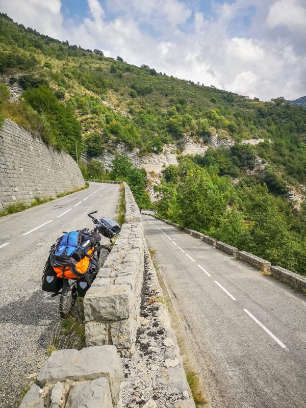 bike touring Col de Turini