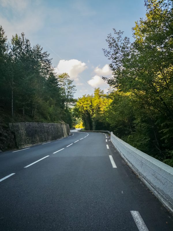 Sospel to Menton bike touring