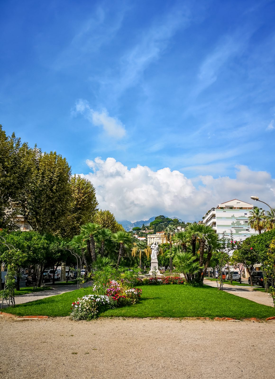 Bike touring in menton