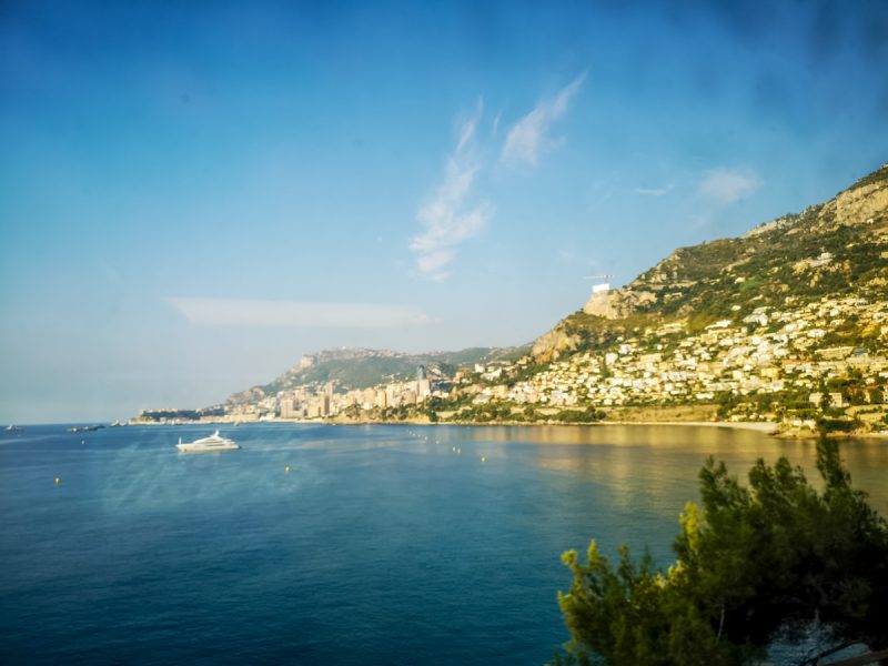 Cote D'Azur from TGV